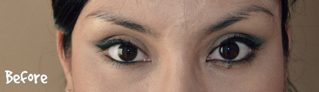 antes y despues extensiones de pestañas 1