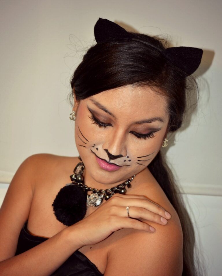 Cat Makeup for Halloween