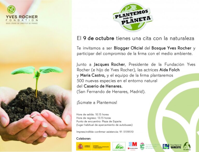 Plantemos por el planeta Yves Rocher