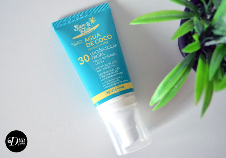 Línea  cuidado solar #Sunandfun de @equivalenza