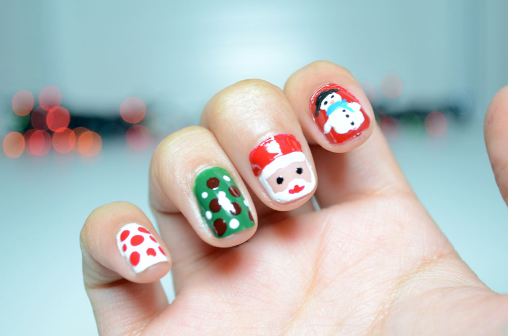 manicura navidad masglo eu