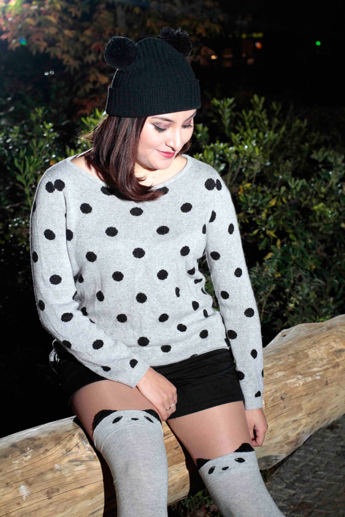 Duapara Panda large socks 