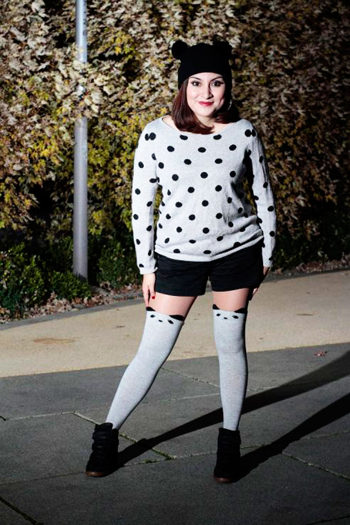 look con calcetines largos Duapara