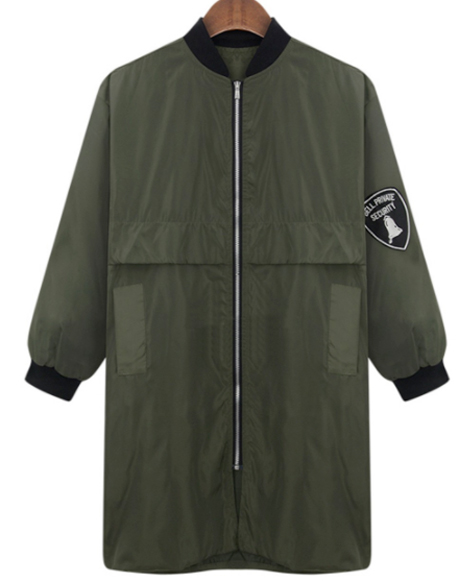 Chaqueta verde militar bomber 0102