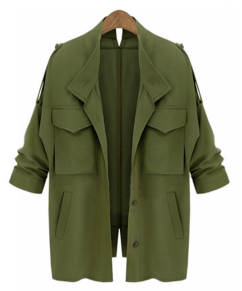 Chaqueta verde militar bomber 03